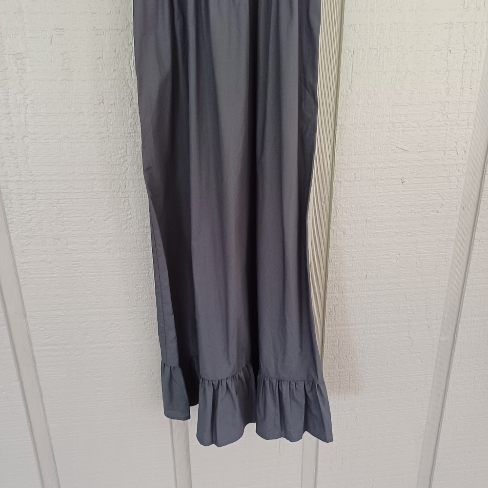 Rails Rumi Midi Dress Size XS Women Smocked Bodice Square Neck Sleeveless Black - Picture 4 of 12